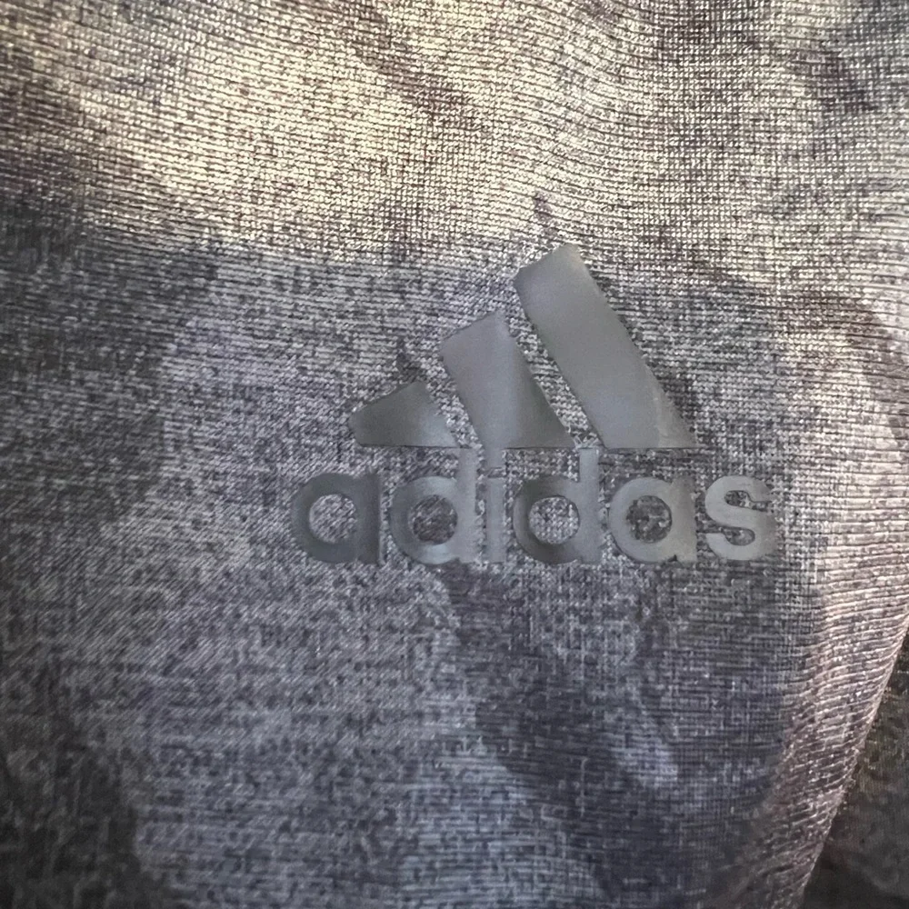 NWOT Men’s Adidas Black Gray Camo Jacket S